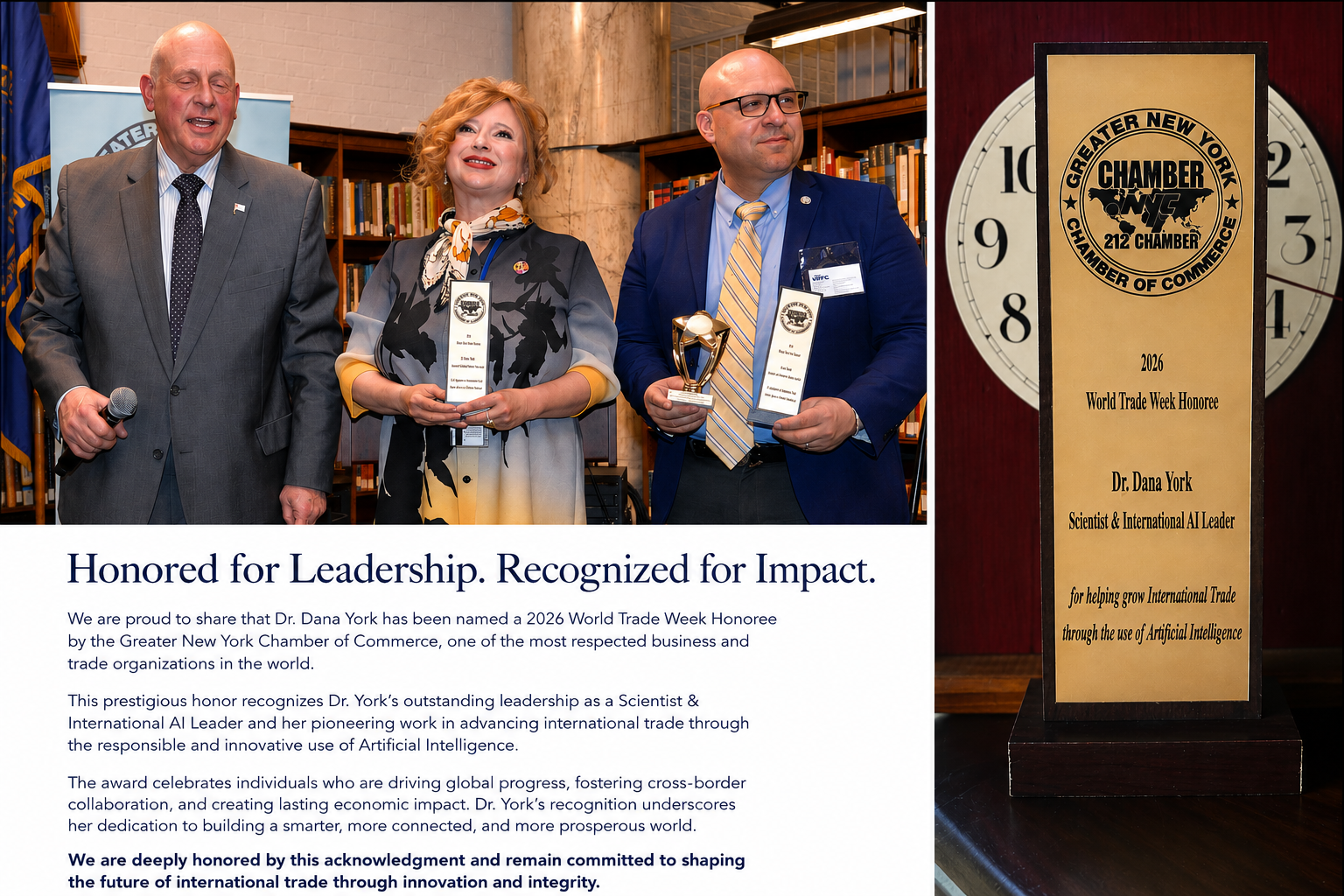 European Medical Laser Association - Home 1 Dr. Dana York 2026 World Trade Week Honoree