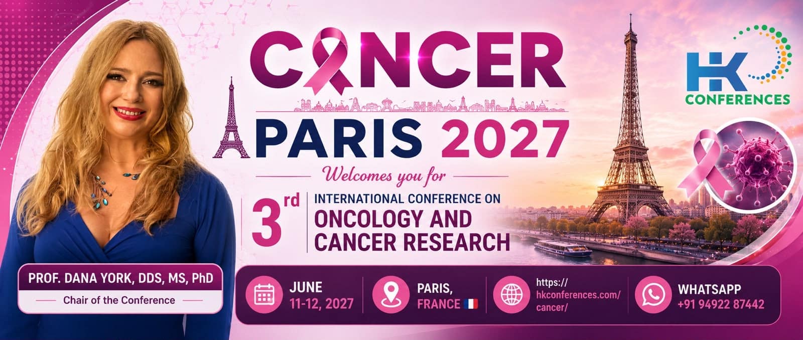 Cancer Paris 2027 banner